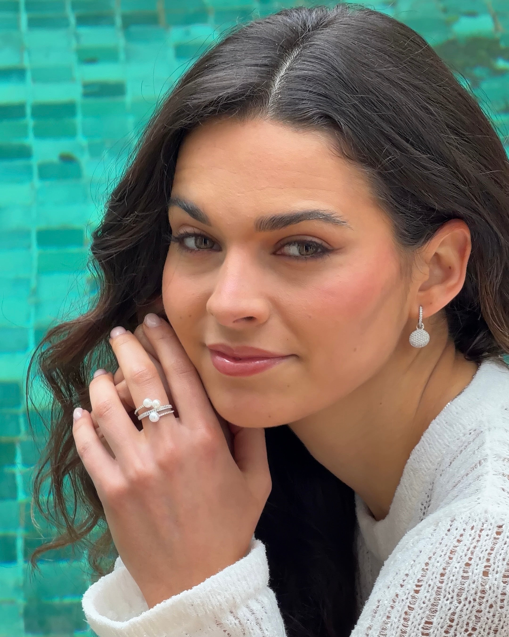 Zohra earrings - silver