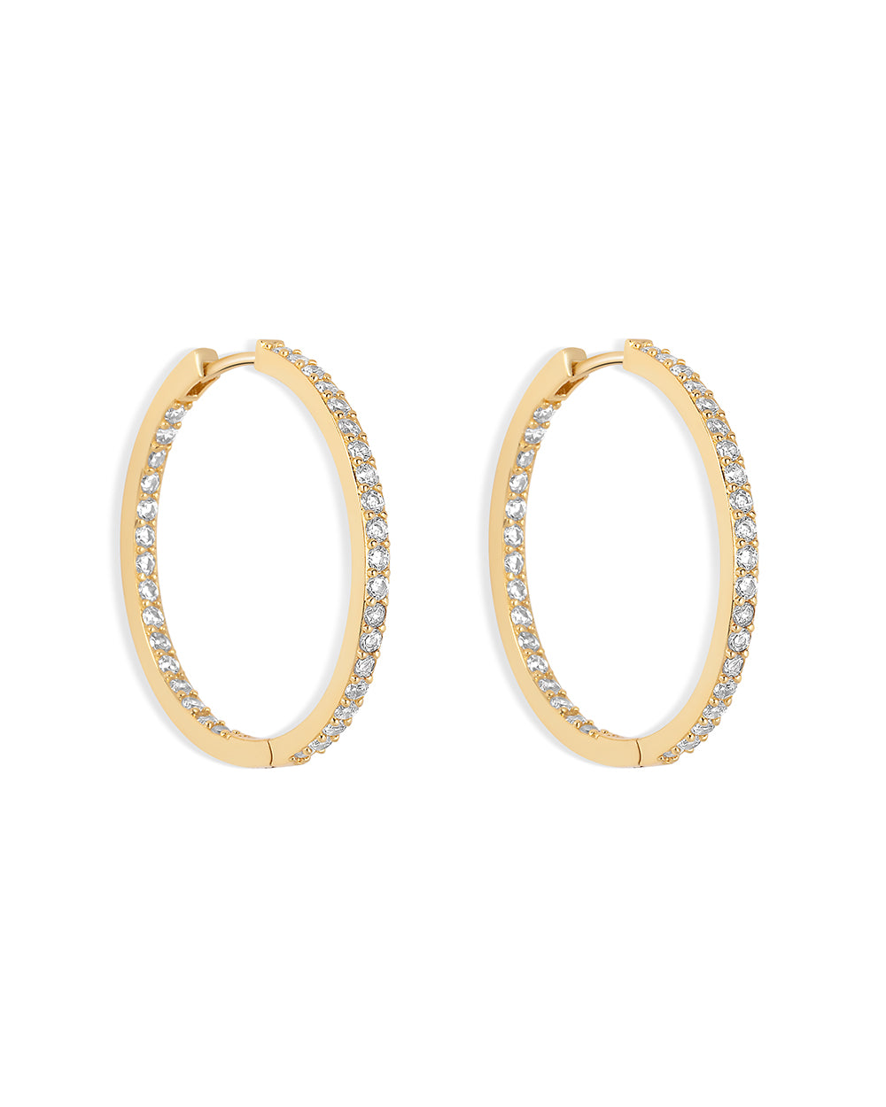 Nikita hoops - Gold