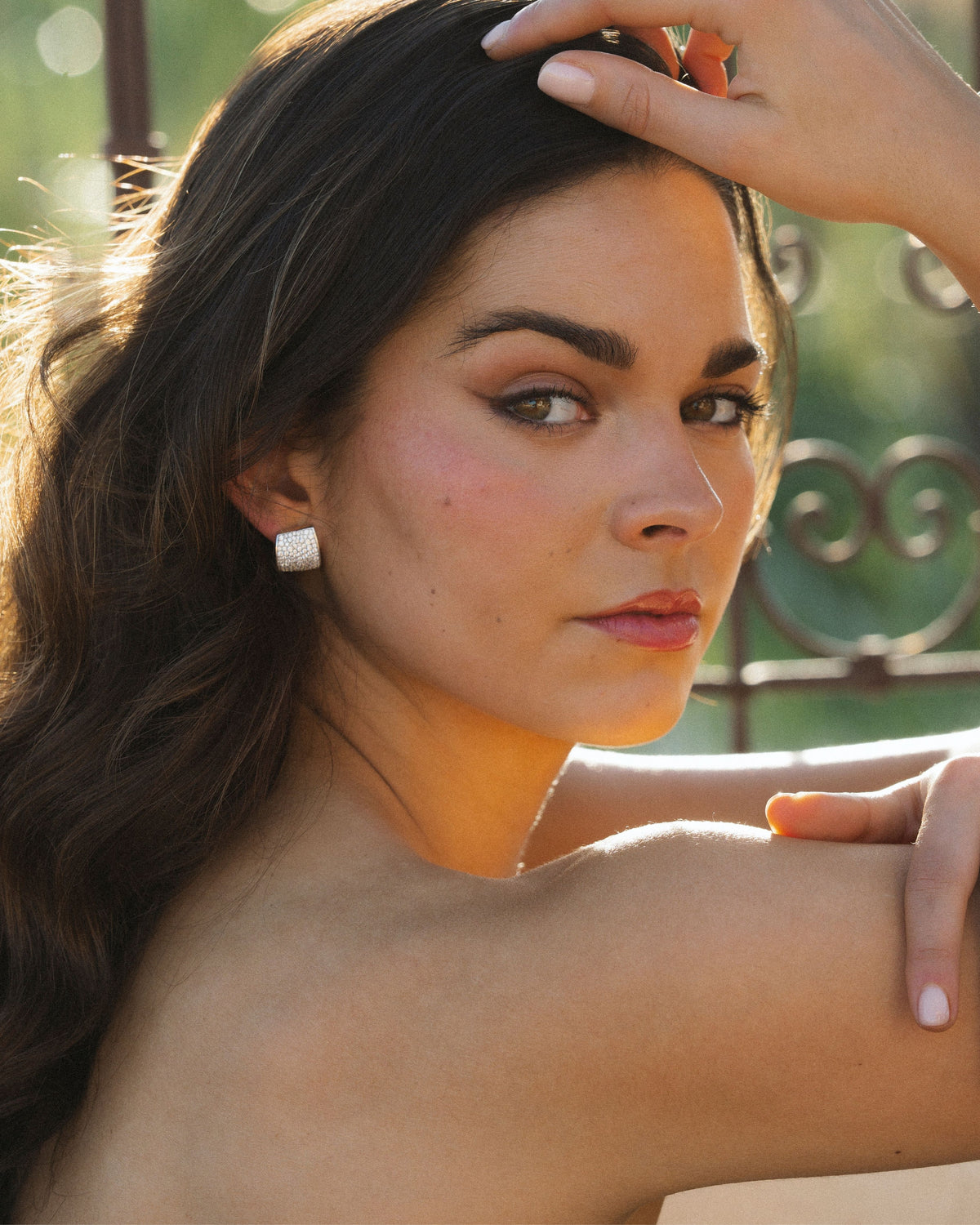 Additional view 5 of Renate Earrings – Silver by Roberta Amsterdam