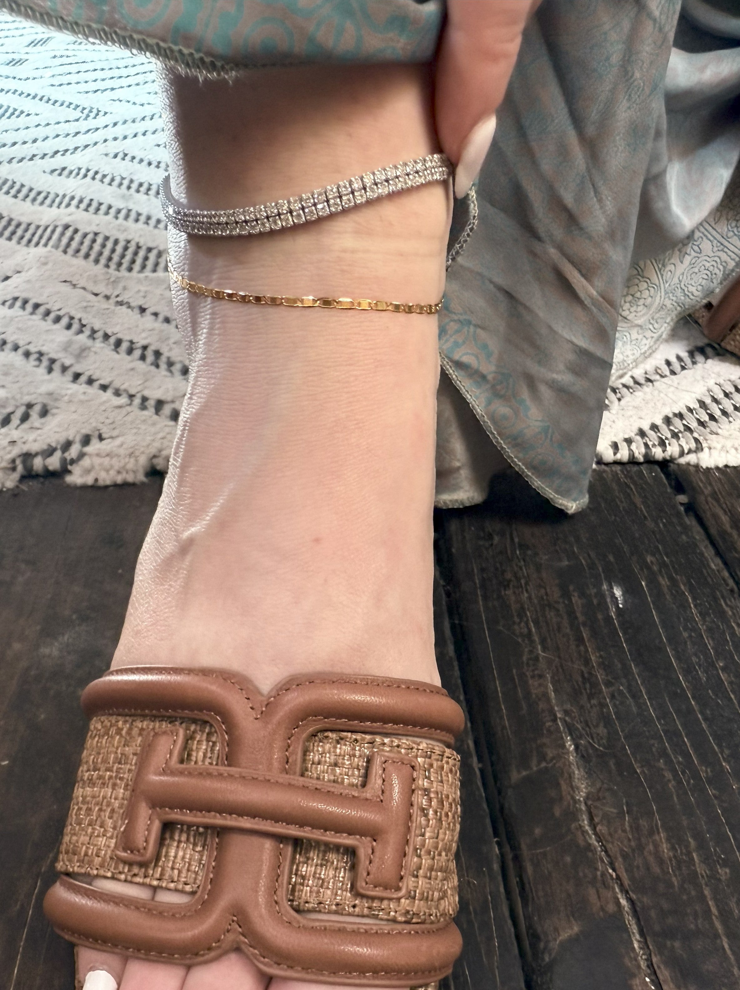 Eloise anklet - Silver