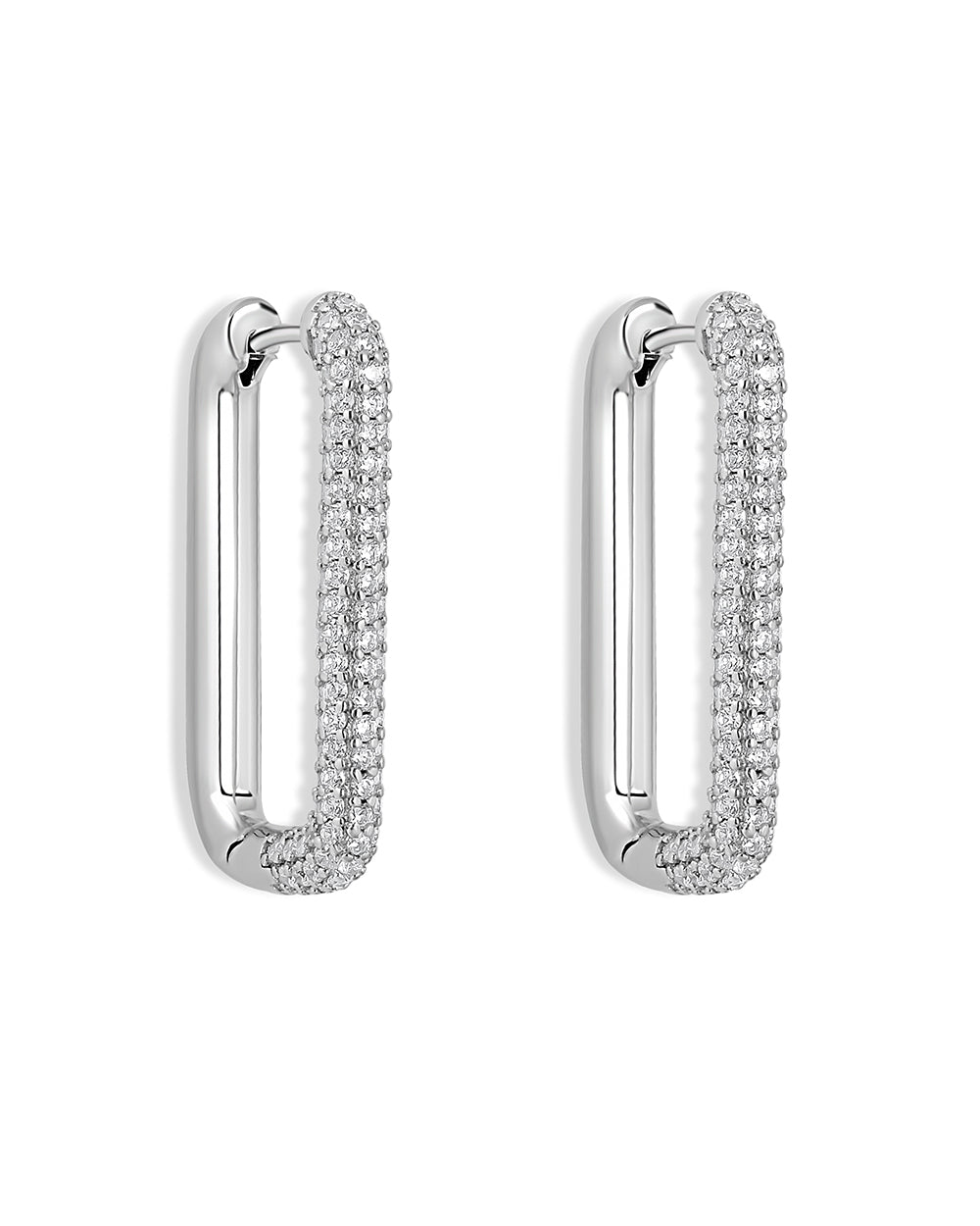 Petra hoops - Silver