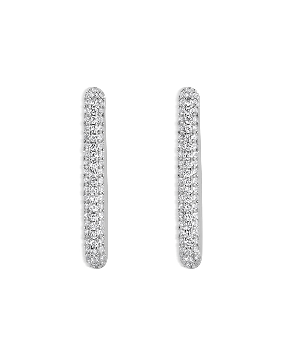 Petra hoops - Silver