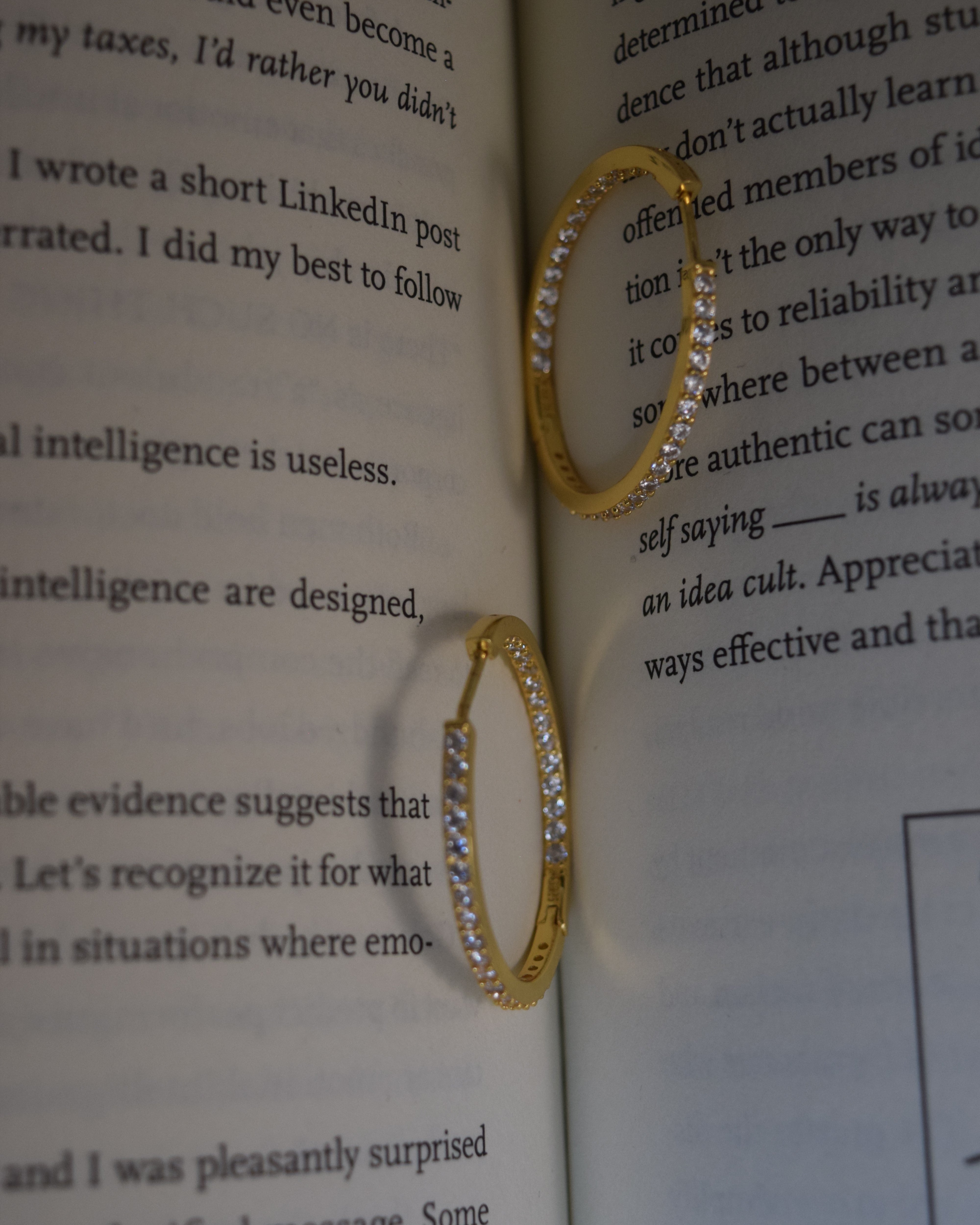 Nikita hoops - Gold