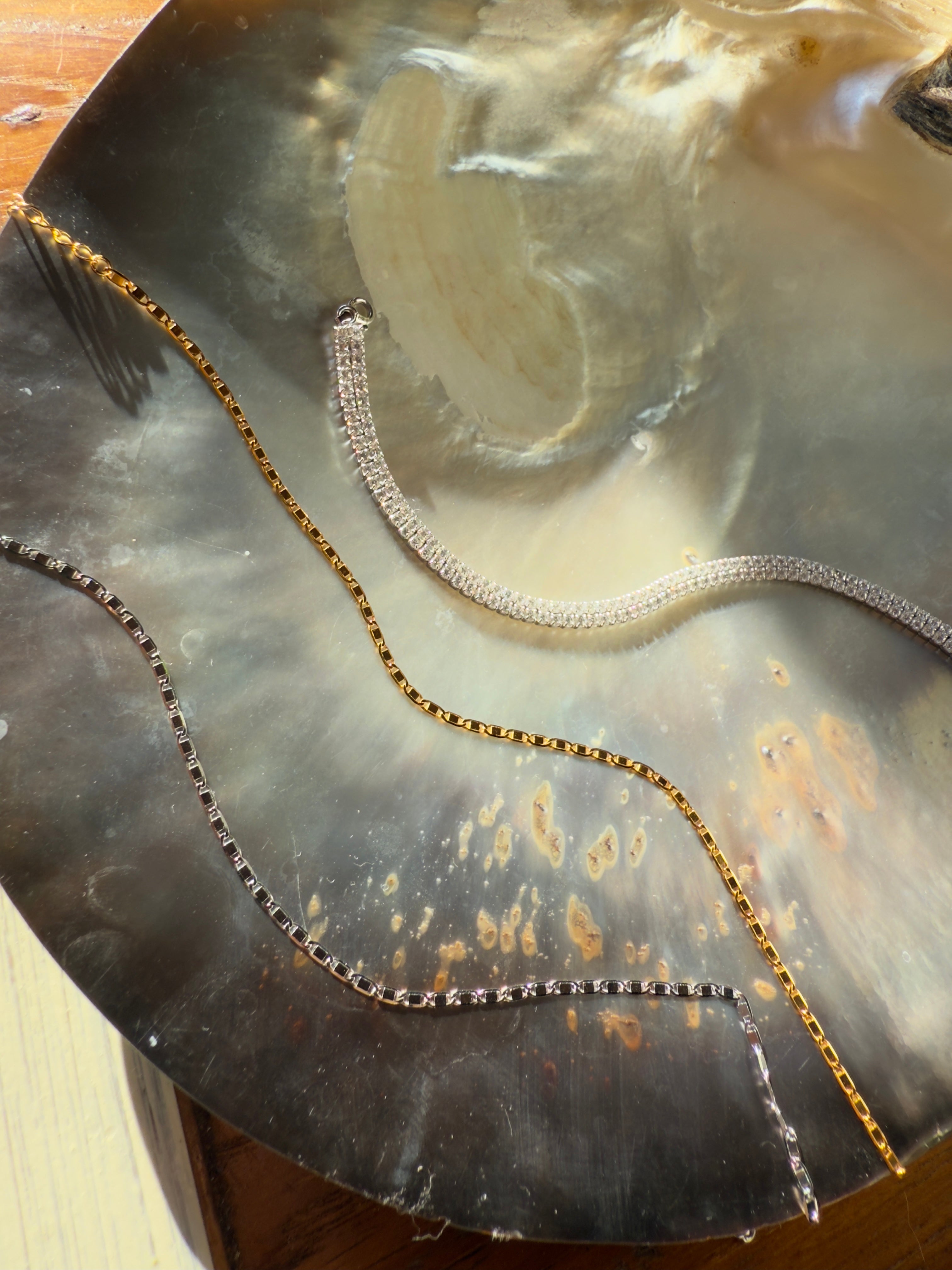 Eloise anklet - Silver