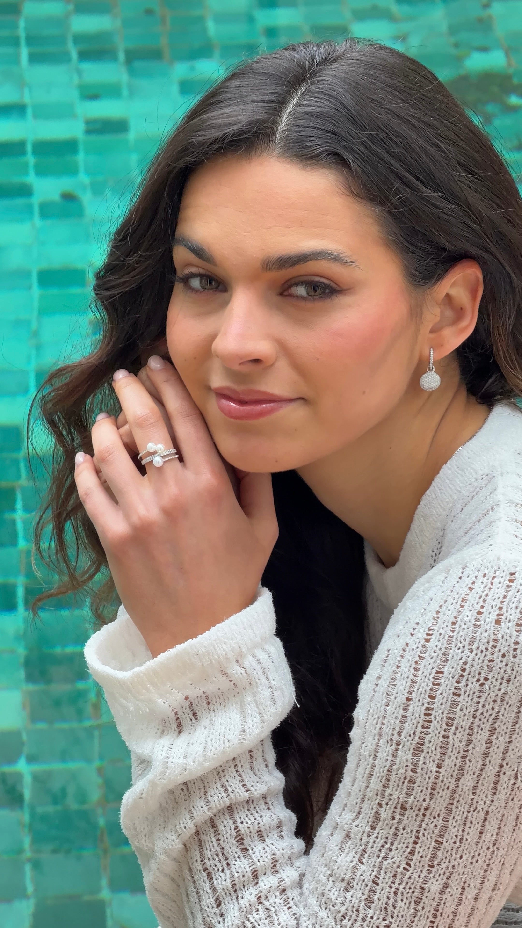 Zohra earrings  - silver