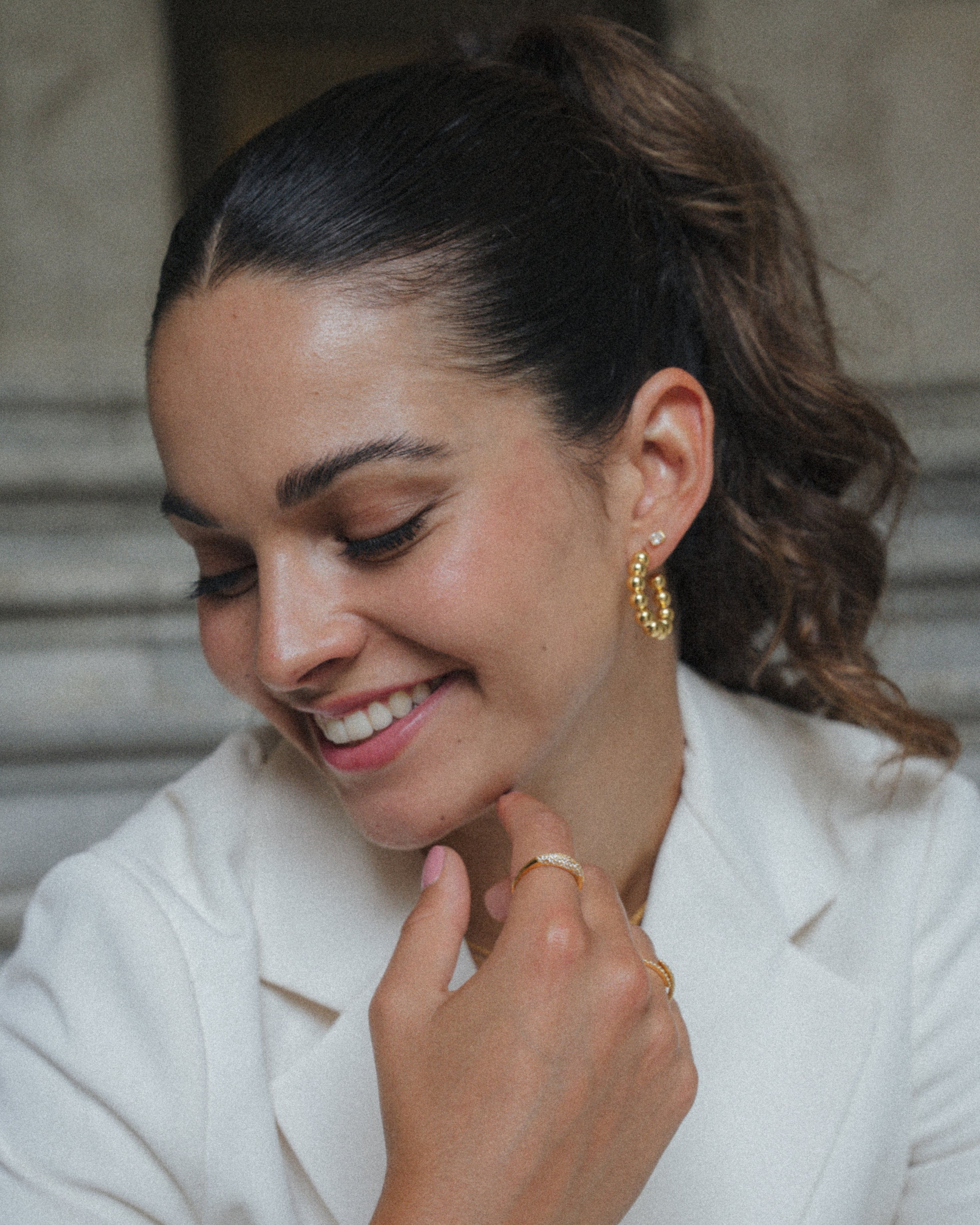 Lucia hoops - Gold