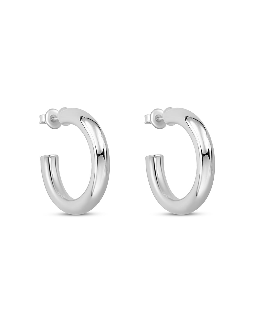 Isabelle hoops - Silver