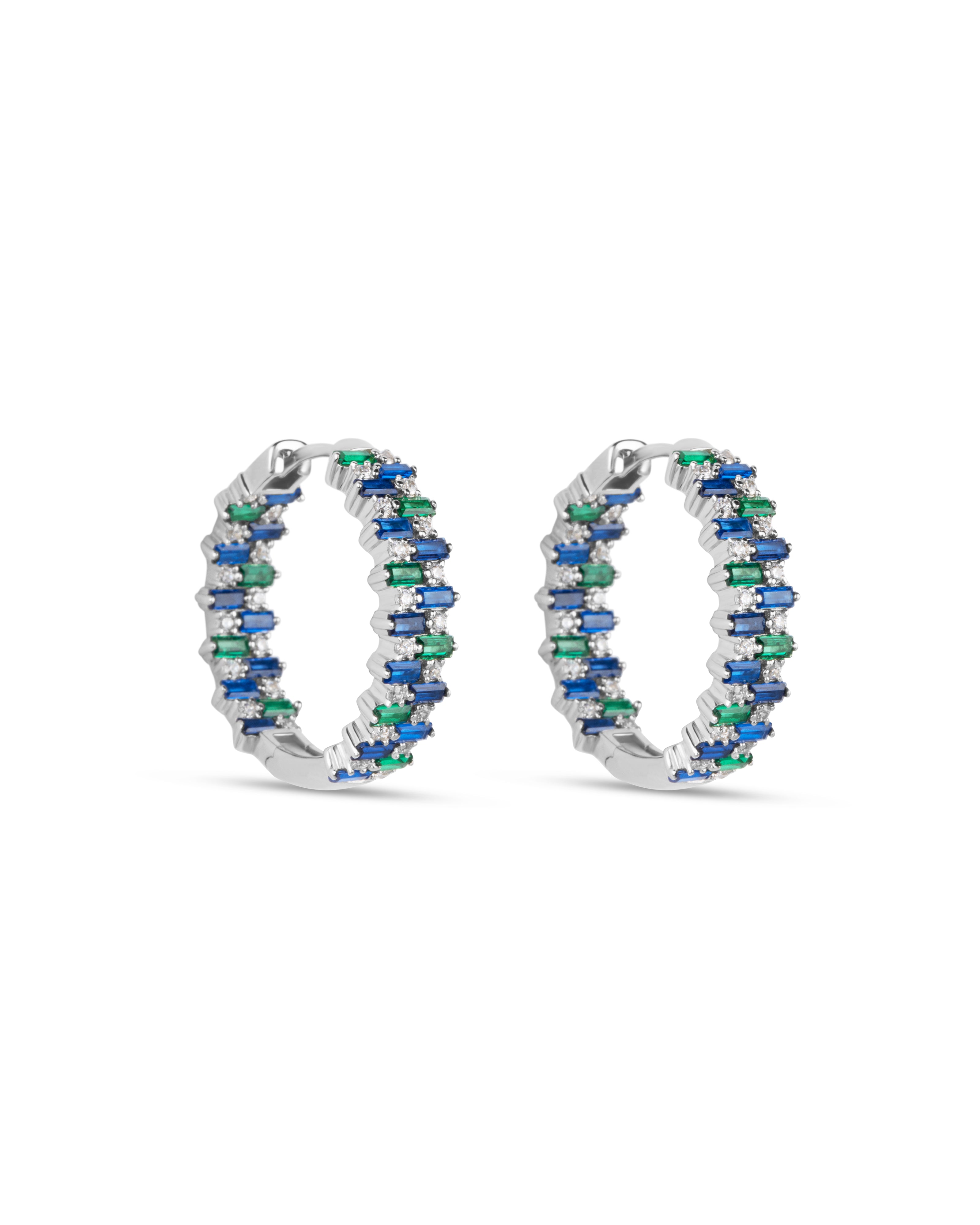 Vera hoops - Blue