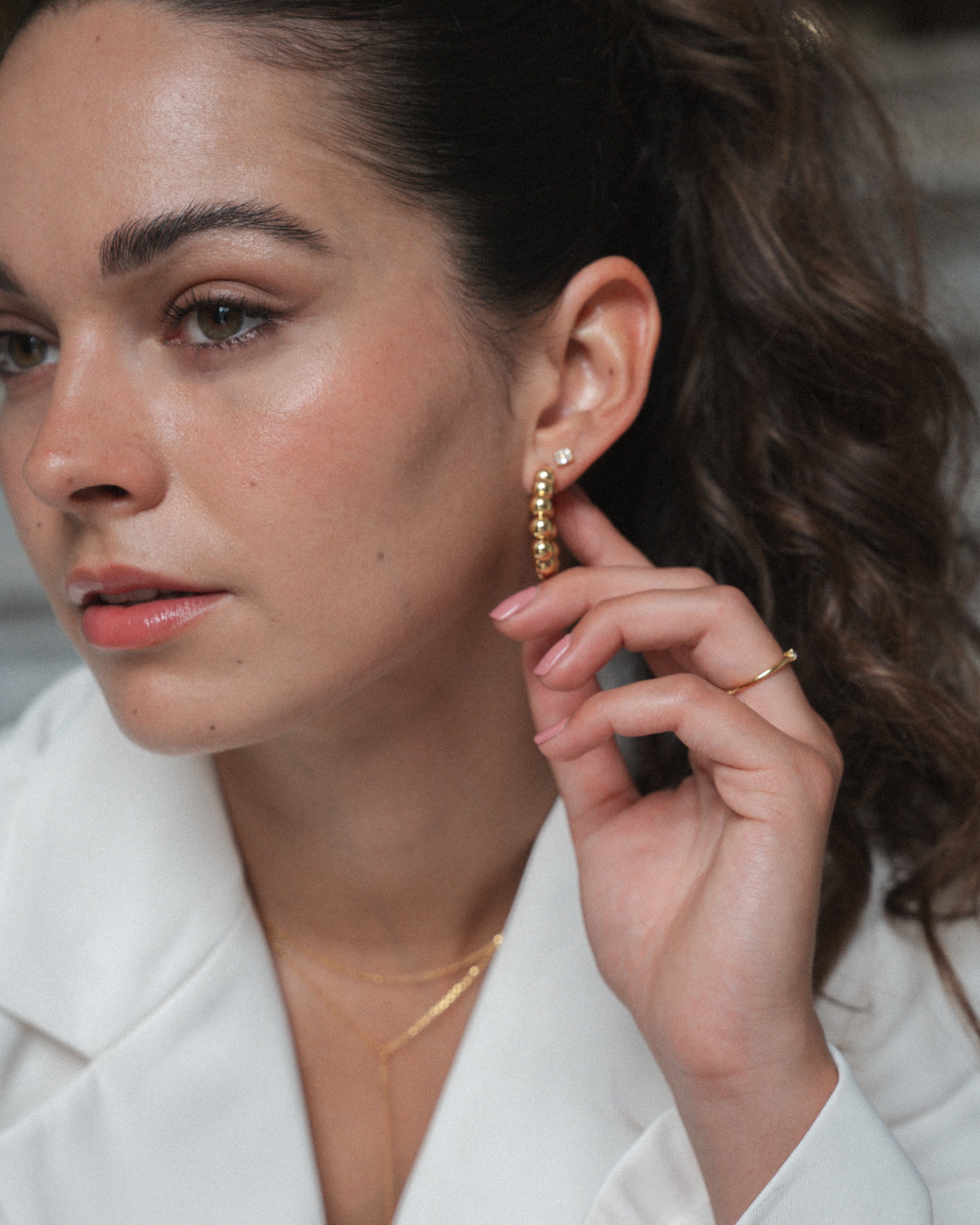 Lucia stud - Gold