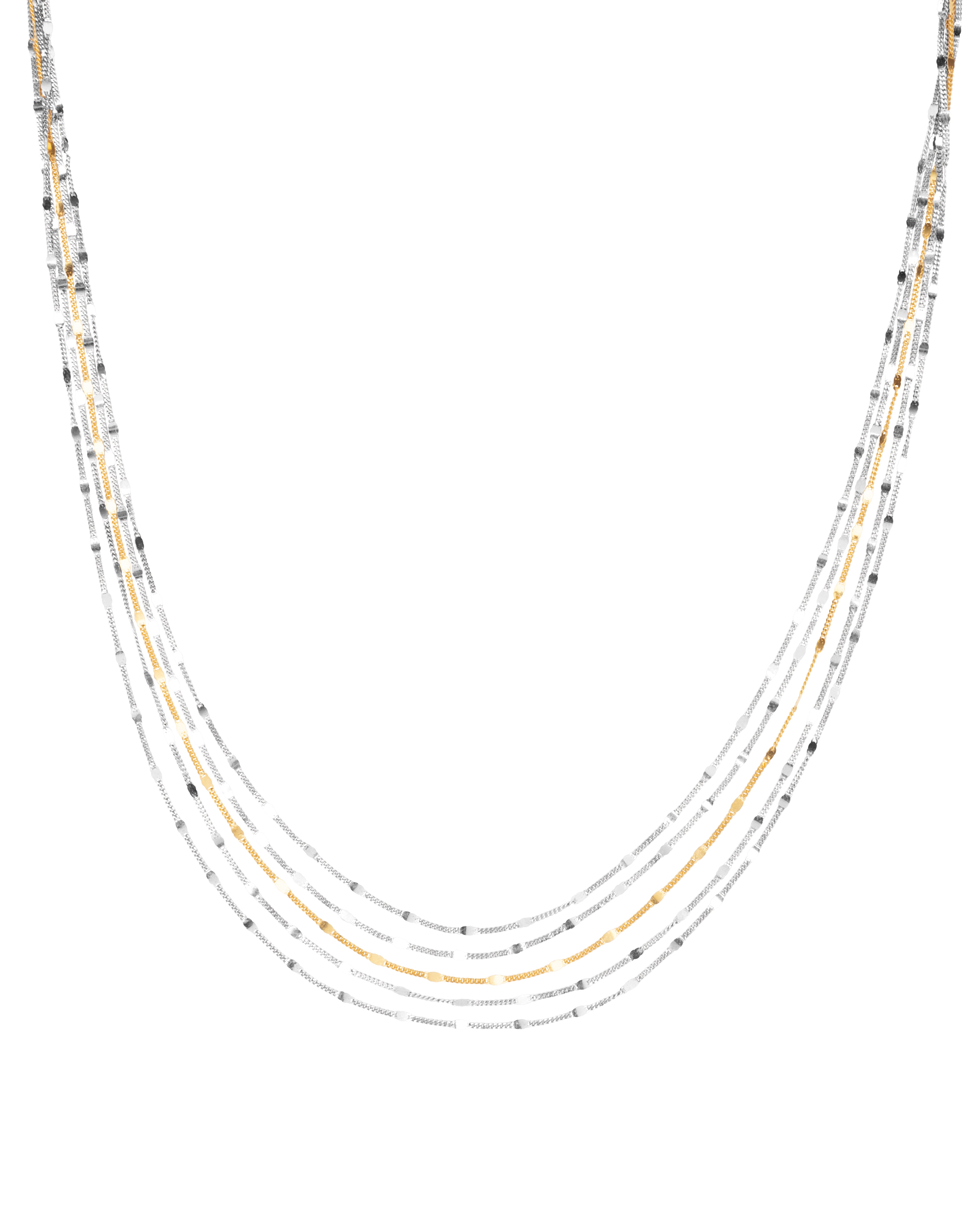 Celia necklace - Silvergold