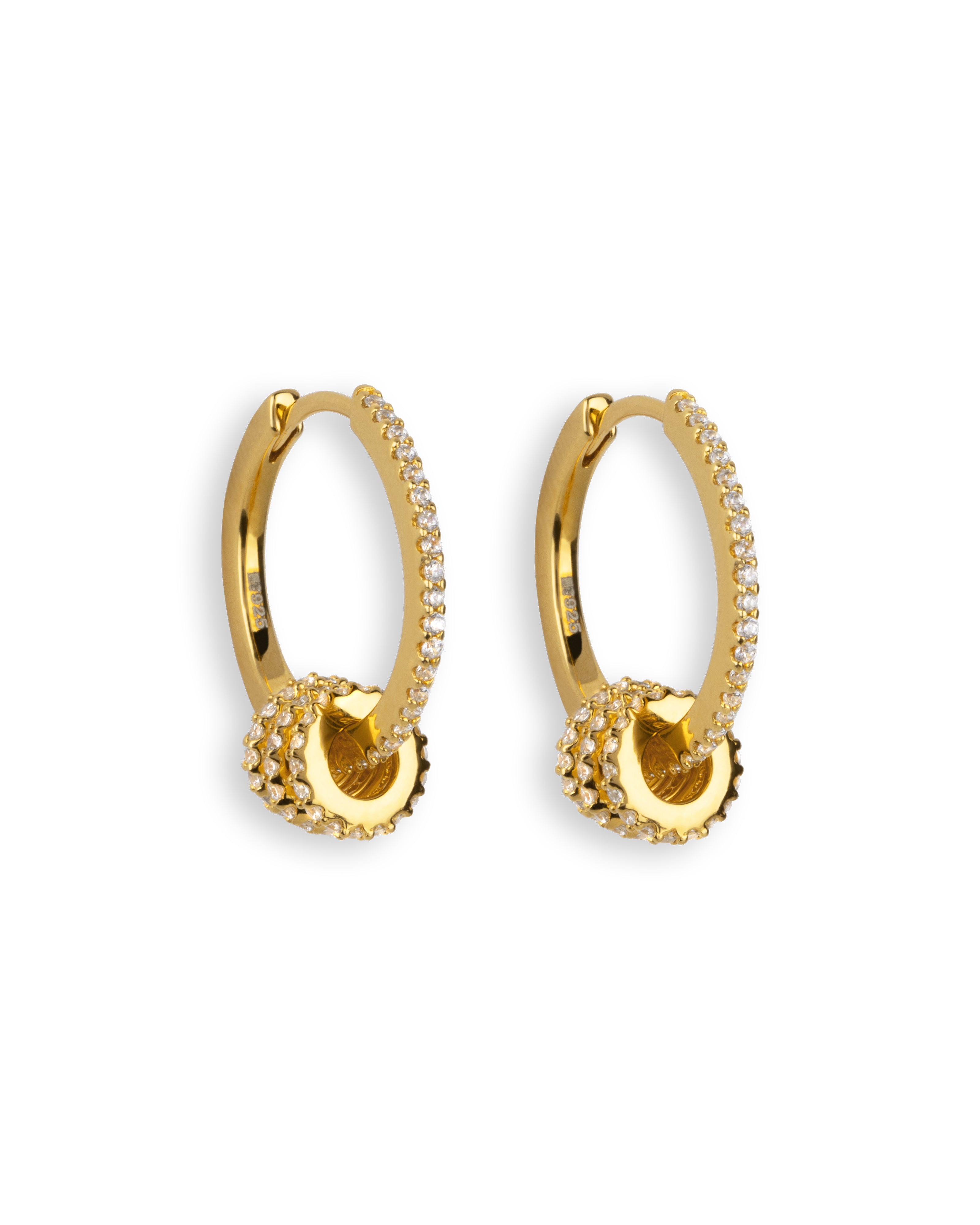 Eva hoops - Gold