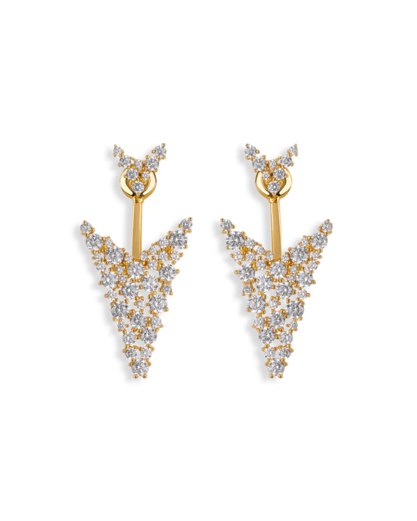 Melissa Earrings – Gold by Roberta Amsterdam