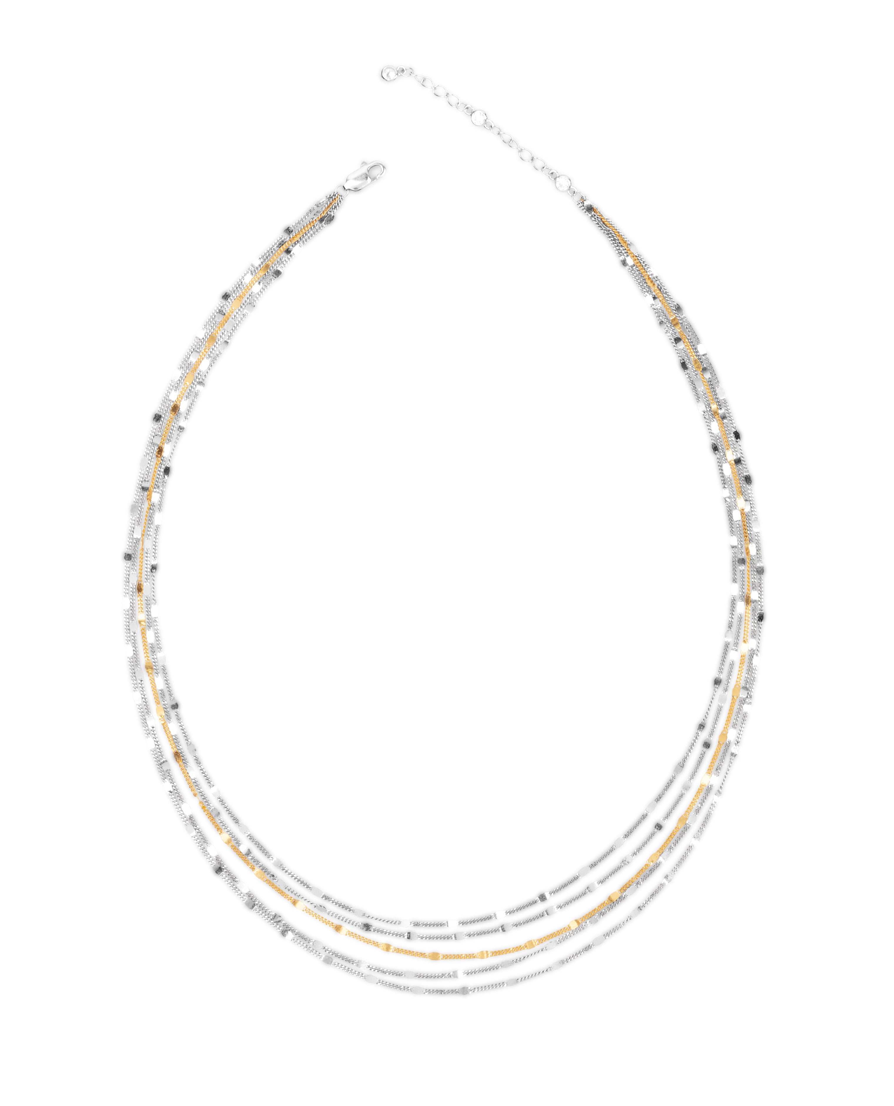 Celia necklace - Silvergold