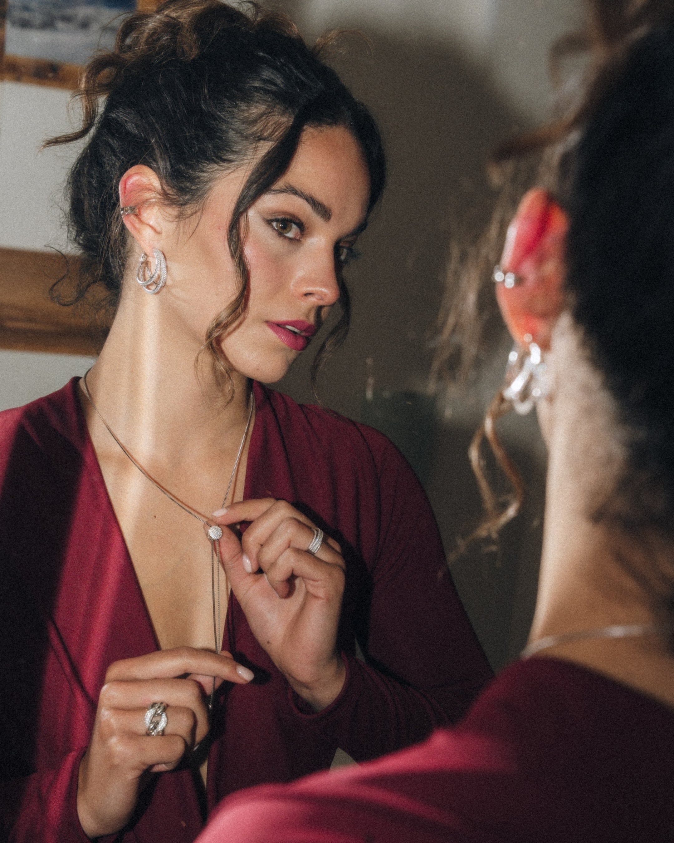 Renata necklace  - silver