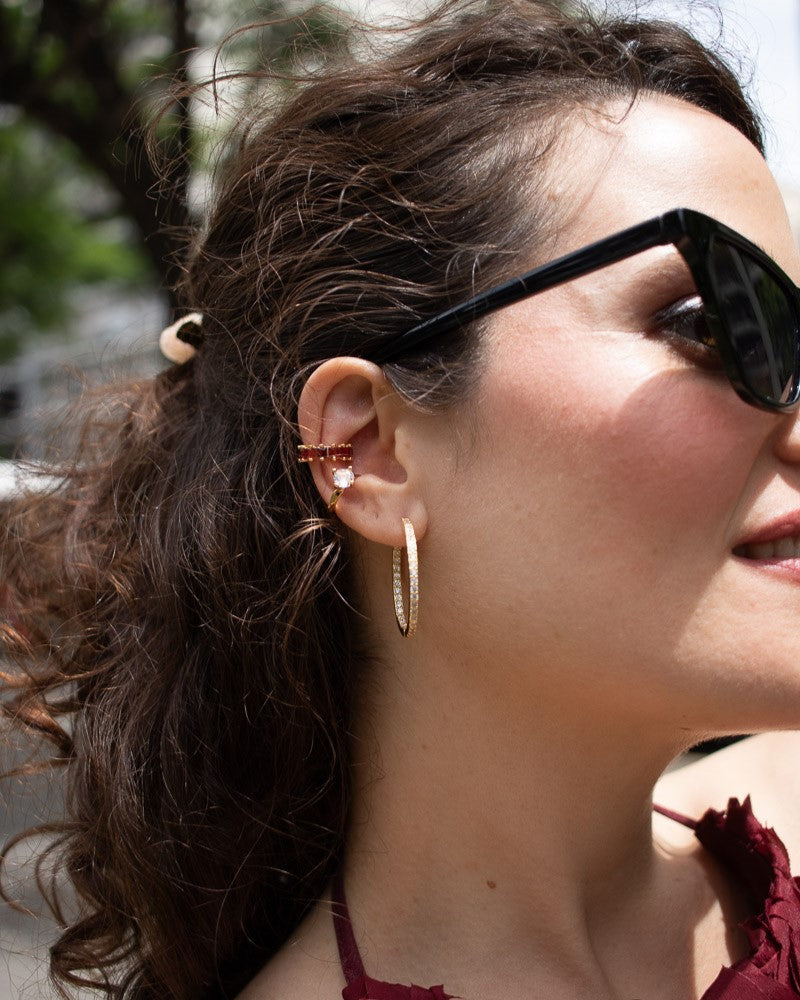 Nikita hoops - Gold
