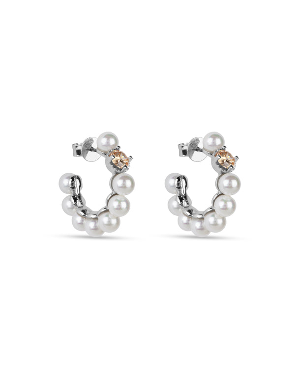 Marilyn Hoops – Silver by Roberta Amsterdam