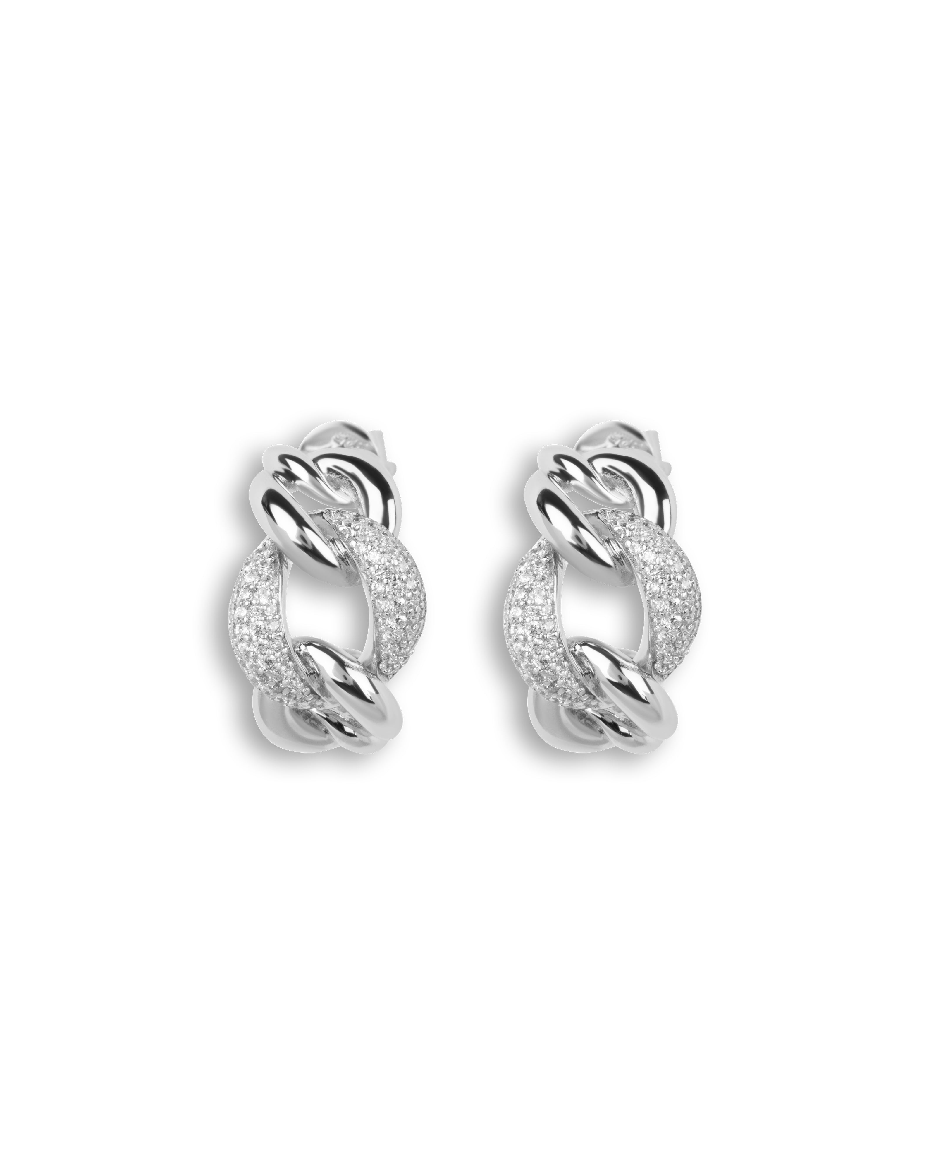 Bianca hoops - Silver