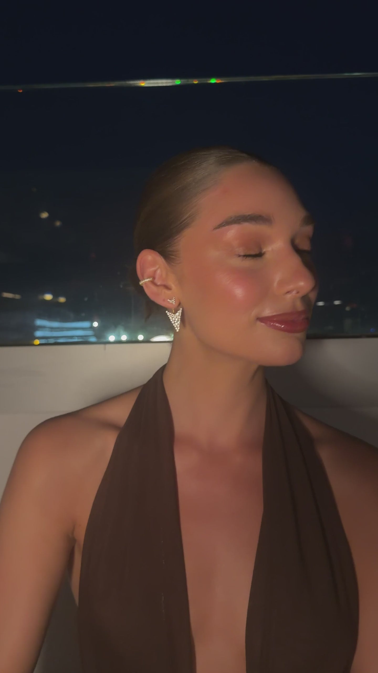 Melissa Gold Earrings in motion